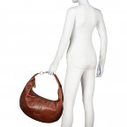 Beuteltasche Flavia Marrone, Farbe: cognac, Marke: The Bridge, EAN: 8033748551093, Abmessungen in cm: 50x41x14, Bild 4 von 7