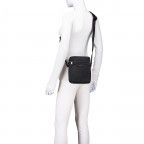 Umhängetasche Ray Nylon Zip Black, Farbe: schwarz, Marke: Boss, EAN: 4063544855969, Abmessungen in cm: 16x20.5x5.5, Bild 5 von 6