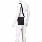 Umhängetasche Ray Nylon Zip Black, Farbe: schwarz, Marke: Boss, EAN: 4063544855969, Abmessungen in cm: 16x20.5x5.5, Bild 4 von 6
