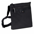 Umhängetasche Ray Nylon Envelope Black, Farbe: schwarz, Marke: Boss, EAN: 4063544856003, Abmessungen in cm: 22.5x21x0, Bild 2 von 6