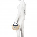 Handtasche Le Pliage Team XS Beige, Farbe: beige, Marke: Longchamp, EAN: 3597922715428, Abmessungen in cm: 17x14x10, Bild 4 von 7