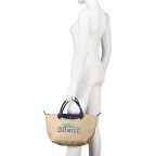 Handtasche Le Pliage Team S Beige, Farbe: beige, Marke: Longchamp, EAN: 3597922715442, Abmessungen in cm: 25x23x16, Bild 4 von 7