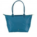 Shopper Le Pliage Green Shopper L Paon, Farbe: blau/petrol, Marke: Longchamp, EAN: 3597922505272, Abmessungen in cm: 31x30x19, Bild 3 von 5