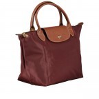 Handtasche Le Pliage S Bordeaux, Farbe: rot/weinrot, Marke: Longchamp, EAN: 3597922504534, Abmessungen in cm: 23x22x14, Bild 2 von 5