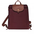 Rucksack Le Pliage Bordeaux, Farbe: rot/weinrot, Marke: Longchamp, EAN: 3597922505081, Abmessungen in cm: 26x28x10, Bild 1 von 5