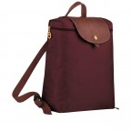 Rucksack Le Pliage Bordeaux, Farbe: rot/weinrot, Marke: Longchamp, EAN: 3597922505081, Abmessungen in cm: 26x28x10, Bild 2 von 5