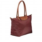 Shopper Le Pliage Shopper L Bordeaux, Farbe: rot/weinrot, Marke: Longchamp, EAN: 3597922505203, Abmessungen in cm: 31x30x19, Bild 2 von 4
