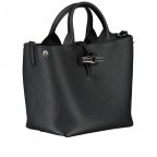 Handtasche Roseau S variabel in der Form Noir, Farbe: schwarz, Marke: Longchamp, EAN: 3597922722129, Abmessungen in cm: 20x20x13.5, Bild 2 von 9