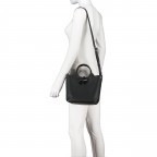 Handtasche Roseau S variabel in der Form Noir, Farbe: schwarz, Marke: Longchamp, EAN: 3597922722129, Abmessungen in cm: 20x20x13.5, Bild 6 von 9