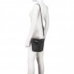 Umhängetasche Roseau Bucket Bag XS variabel in der Form Schwarz, Farbe: schwarz, Marke: Longchamp, EAN: 3597922722419, Abmessungen in cm: 13x20x10, Bild 6 von 9