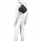 Umhängetasche Roseau Bucket Bag XS variabel in der Form Schwarz, Farbe: schwarz, Marke: Longchamp, EAN: 3597922722419, Abmessungen in cm: 13x20x10, Bild 5 von 9