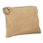 Umhängetasche Velours Beige, Farbe: beige, Marke: Hausfelder Manufaktur, EAN: 4065646021600, Abmessungen in cm: 35.5x24.5x1, Bild 2 von 8