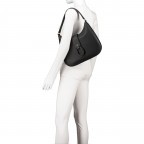 Beuteltasche Selena S Black, Farbe: schwarz, Marke: AIGNER, EAN: 4055539547652, Abmessungen in cm: 35.5x29x2.5, Bild 4 von 5
