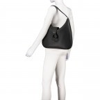 Beuteltasche Selena M Black, Farbe: schwarz, Marke: AIGNER, EAN: 4055539547690, Abmessungen in cm: 31x35x3, Bild 3 von 4