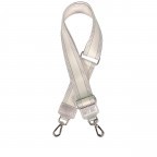 Schulterriemen Two Tone mit Silberfittings Weiß, Farbe: weiß, Marke: Hausfelder Manufaktur, EAN: 4065646021778, Bild 1 von 2