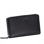 Geldbörse Bel Ziparound Black, Farbe: schwarz, Marke: HUGO, EAN: 4063544854191, Abmessungen in cm: 19x10.5x2.3, Bild 2 von 4