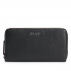 Geldbörse Bel Ziparound Black, Farbe: schwarz, Marke: HUGO, EAN: 4063544854191, Abmessungen in cm: 19x10.5x2.3, Bild 1 von 4