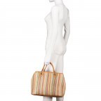 Handtasche Bunt, Farbe: bunt, Marke: Hausfelder Manufaktur, EAN: 4065646021846, Abmessungen in cm: 34.5x26.5x10.5, Bild 4 von 7