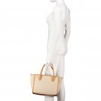 Handtasche Beige, Farbe: beige, Marke: Hausfelder Manufaktur, Abmessungen in cm: 28x22x14, Bild 4 von 7
