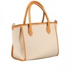 Handtasche Beige, Farbe: beige, Marke: Hausfelder Manufaktur, Abmessungen in cm: 28x22x14, Bild 2 von 7