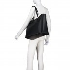 Shopper Chris variabel in der Form Black, Farbe: schwarz, Marke: HUGO, EAN: 4063536114975, Abmessungen in cm: 40x31.5x17.5, Bild 4 von 5