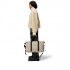 Reisetasche Hilo Weekend Bag Dune, Farbe: beige, Marke: Rains, EAN: 5711747575007, Abmessungen in cm: 52x27x26, Bild 3 von 5