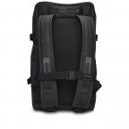 Rucksack Trail Cargo Backpack mit Laptopfach 13 Zoll Black, Farbe: schwarz, Marke: Rains, EAN: 5711747558741, Abmessungen in cm: 26x45x12, Bild 2 von 5