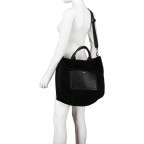 Handtasche Shearling Casharel Raquel Big mit Wendefunktion Black, Farbe: schwarz, Marke: Abro, EAN: 4067278430096, Abmessungen in cm: 45x35x22, Bild 6 von 8