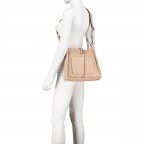 Umhängetasche Shearling Casharel Raquel S mit Wendefunktion Beige, Farbe: beige, Marke: Abro, EAN: 4067278429960, Abmessungen in cm: 29x27x7, Bild 5 von 8