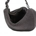 Beuteltasche Shearling By my Side big Dark Grey, Farbe: grau, Marke: Abro, EAN: 4067278617763, Abmessungen in cm: 39x20x11, Bild 6 von 6