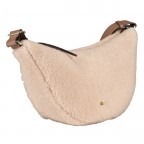 Beuteltasche Shearling By my Side big Beige, Farbe: beige, Marke: Abro, EAN: 4067278617800, Abmessungen in cm: 39x20x11, Bild 2 von 6