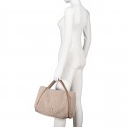 Handtasche Willow Shopper small Taupe, Farbe: taupe/khaki, Marke: Abro, EAN: 4067278438726, Abmessungen in cm: 34x22x17, Bild 4 von 7
