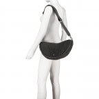 Beuteltasche Willow Crossbody Bag Dark Grey, Farbe: grau, Marke: Abro, EAN: 4067278435329, Abmessungen in cm: 42x20x12, Bild 4 von 6