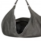 Beuteltasche Suede Nana Big Dark Grey, Farbe: grau, Marke: Abro, EAN: 4067278633817, Abmessungen in cm: 46x27x6, Bild 6 von 6