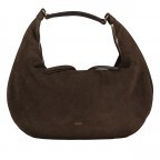 Beuteltasche Suede Nana Big Dark Brown, Farbe: braun, Marke: Abro, EAN: 4067278417523, Abmessungen in cm: 46x27x6, Bild 1 von 6
