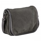 Umhängetasche Willow Crossbody Bag Suede Dark Grey, Farbe: grau, Marke: Abro, EAN: 4067278434032, Abmessungen in cm: 22x16.5x7.5, Bild 2 von 6