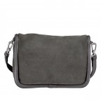 Umhängetasche Willow Crossbody Bag Suede Dark Grey, Farbe: grau, Marke: Abro, EAN: 4067278434032, Abmessungen in cm: 22x16.5x7.5, Bild 3 von 6