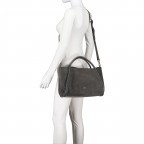 Handtasche Willow Shopper small Suede Dark Grey, Farbe: grau, Marke: Abro, EAN: 4067278435572, Abmessungen in cm: 36x24x15, Bild 6 von 7