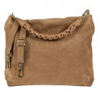 Beuteltasche Soley Hobo Suede Camel, Farbe: cognac, Marke: Abro, EAN: 4067278421865, Abmessungen in cm: 37x28x12, Bild 1 von 8