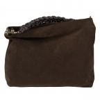 Beuteltasche Soley Hobo Suede Dark Brown, Farbe: braun, Marke: Abro, EAN: 4067278421889, Abmessungen in cm: 37x28x12, Bild 3 von 8