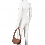 Beuteltasche Dalia By my Side small Camel, Farbe: cognac, Marke: Abro, EAN: 4067278429410, Abmessungen in cm: 33x17x10, Bild 4 von 6