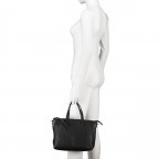 Handtasche Dalia Clivia Small Black Nickel, Farbe: schwarz, Marke: Abro, EAN: 4067278427980, Abmessungen in cm: 27x22x15, Bild 4 von 7