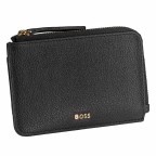 Geldbörse Alyce Zip Coin Holder Black, Farbe: schwarz, Marke: BOSS, EAN: 4063544845397, Abmessungen in cm: 13x8.5x1.5, Bild 2 von 5
