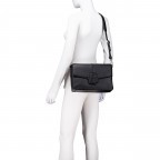 Umhängetasche Anett Saddle Bag Black, Farbe: schwarz, Marke: BOSS, EAN: 4063544844147, Abmessungen in cm: 29.3x20x10, Bild 7 von 8