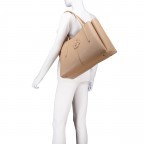 Shopper Anett Tote Bag Medium Beige, Farbe: beige, Marke: BOSS, EAN: 4063544844109, Abmessungen in cm: 45x29.5x17, Bild 4 von 5
