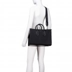 Handtasche Sandy Tote Bag Black, Farbe: schwarz, Marke: BOSS, EAN: 4063544844314, Abmessungen in cm: 36x27x14.5, Bild 6 von 7