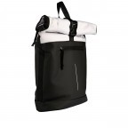Rucksack New York Bruce erweiterbar Schwarz, Farbe: schwarz, Marke: Blackbeat, EAN: 4066727005274, Abmessungen in cm: 28.5x44x13.5, Bild 2 von 7