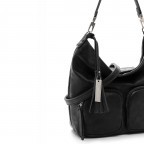 Beuteltasche Carly 14413 Black, Farbe: schwarz, Marke: Suri Frey, EAN: 4056185208430, Abmessungen in cm: 34.5x29.5x12, Bild 8 von 8
