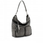 Beuteltasche Carly 14413 Dark Silver, Farbe: metallic, Marke: Suri Frey, EAN: 4056185208478, Abmessungen in cm: 34.5x29.5x12, Bild 2 von 8