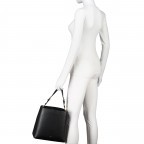 Beuteltasche Delia M Black, Farbe: schwarz, Marke: AIGNER, EAN: 4055539578267, Abmessungen in cm: 27x25.5x13, Bild 3 von 7